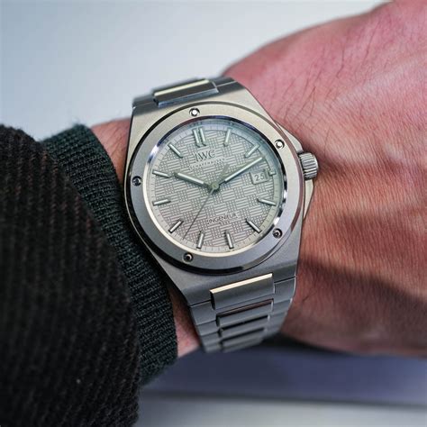 iwc ingenieur small wrist|IWC ingenieur titanium watch.